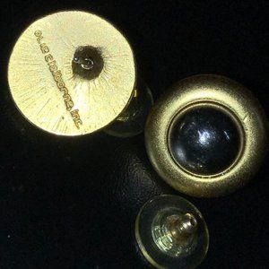 Vintage Round Liz Claiborne Post Earrings